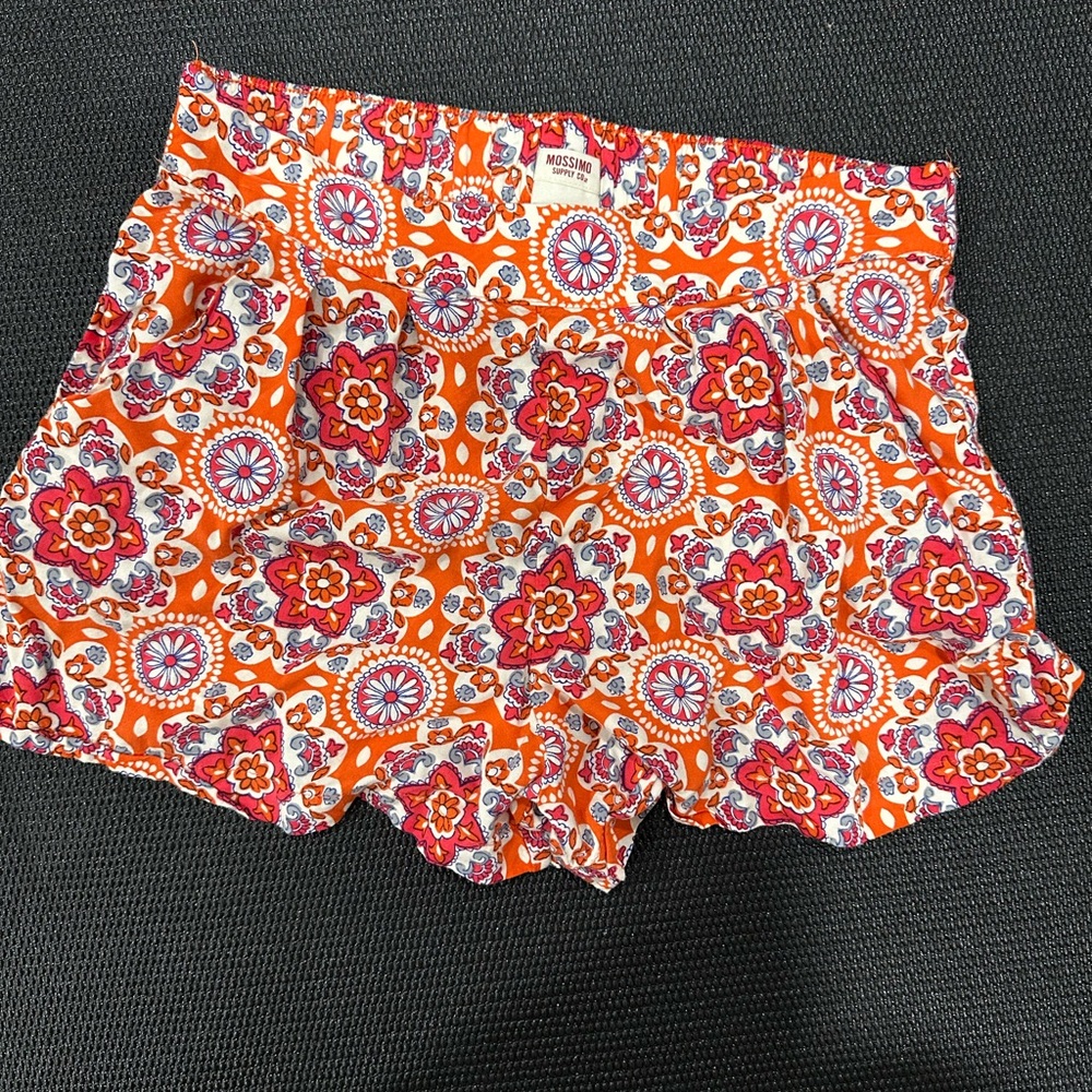 Mossimo Supply Co. Women's Orange Floral Skirt